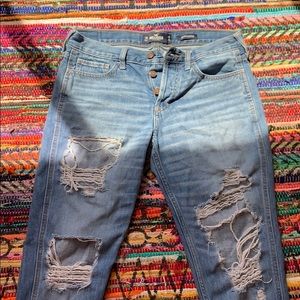 Hollister ripped jeans